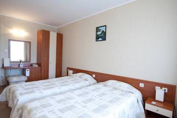 Фото номера Стандартный двухместный номер с 2 отдельными кроватями Отель Hissar Spa Hotel г. Хисаря 4